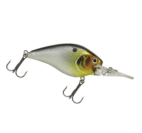 Fish LuckE Deep Diving Crankbait Smoothie (3/8 Ounce) 2 Inch Crank Bait Fishing Lure Reel Shad Made in the USA