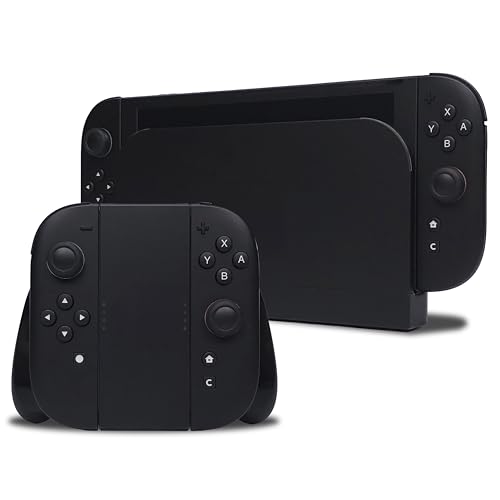 Compatible Skin for The Nintendo Switch 2 Full-Wrap Matte Vinyl Protective Skin ? Matte Black Edition by POP SKIN