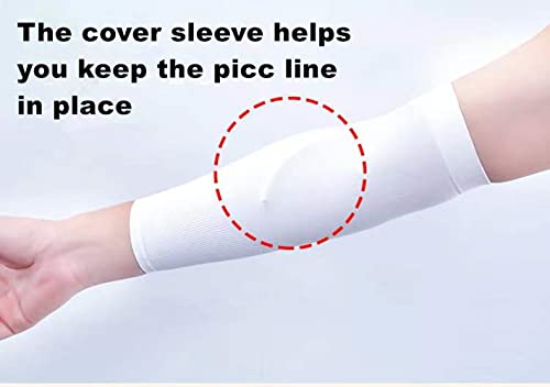 Keefitt Picc Line Arm Cover, 4 Pcs Picc Line Sleeves For Upper Arm, Breathable And Soft #TOP2