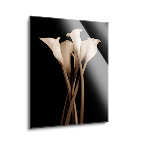 Soulfine Glass Wall Art, Frameless Tempered Glass Wall Art For Home Decor, 12"X16", (The Gathering) #TOP1