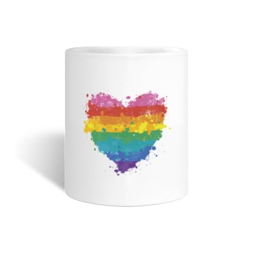 Tazas LGTB Pride - Taza Orgullo Gay Lesbian - Taza Regalo Dia Del Orgullo Gay Lgtbi - Taza Hombre Mujer Gay Pride - Tazas Free Love - Regalos Originales LGTB - Regalo Orgullo Gay Pride