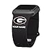 Affinity Bands Georgia Bulldogs Custom HD Watch Band Compatible with Apple Watch (38/40/41mm Long Black)