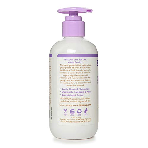 Image of Little Twig Bubble Bath, Baby Bath Essential with Natural Plant Derived Formula, Vegan, Gluten-Free, Paraben-Free, Calming Lavender Scent, 8.5 fl. oz.