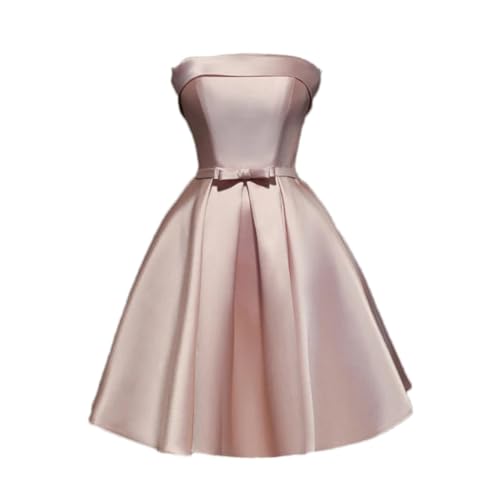 Satin Cocktail Dresses Robes Cocktail Party Dress for Women Graduation Homecoming Dress