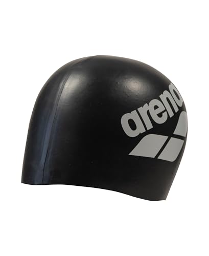 Image of Arena Unisex Big Logo Silicone Swim Cap Women and Men Fitness Swimmers Intensive Training Durable Soft Elastic Bathing Cap