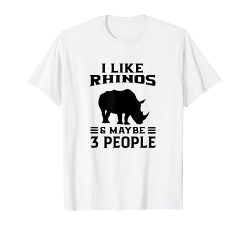 I Like Rhinos Chubby Unicorns Grasso Rinoceronte Maglietta