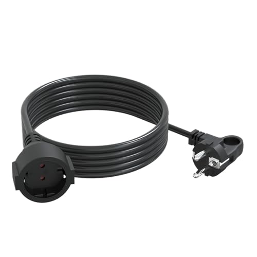 2/3/5 ���[�g���̃v���O�����R�[�h�A250V 16A �d���R�[�h�A�I�X/���X �R�l�N�^ �\�P�b�g�A����/���O�p�d���R�[�h�B(5m black)