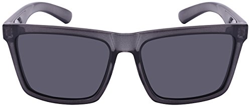 Edge I-Wear Square Horned Rim Sunglasses w/Solid Lens 540953-SD2