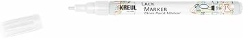 KREUL Hobby Line 47210 Lacquer Painting Pen Fine Bullet Tip 1 2 mm White