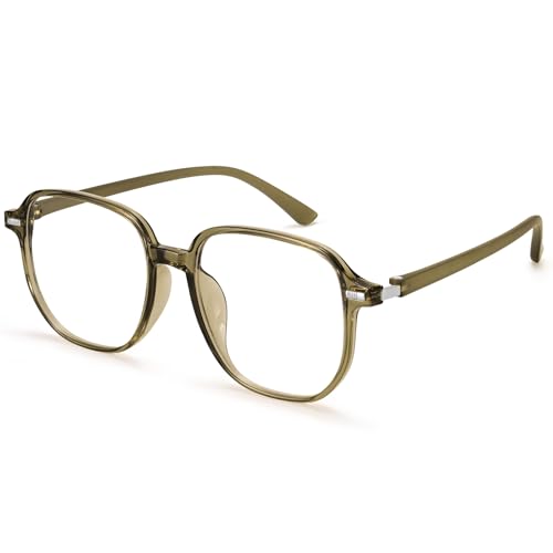 Image of Dollger Blue Light Glasses for Women Oversized Square BlueLight Blocking Large Frame Stylish Eyeglasses