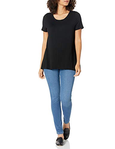 Amazon Essentials Women's Relaxed-Fit Short-Sleeve Scoopneck Swing T-Shirt (Available in Plus Size)4