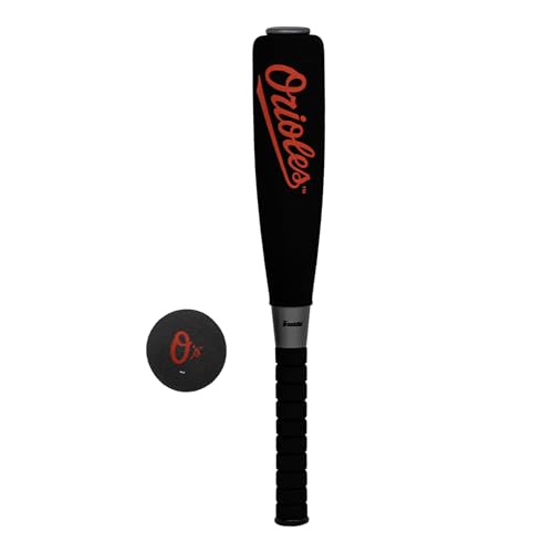 Image of MLB Baltimore Orioles Team Jumbo Foam Bat and Ball Set, 21-Inch, Black
