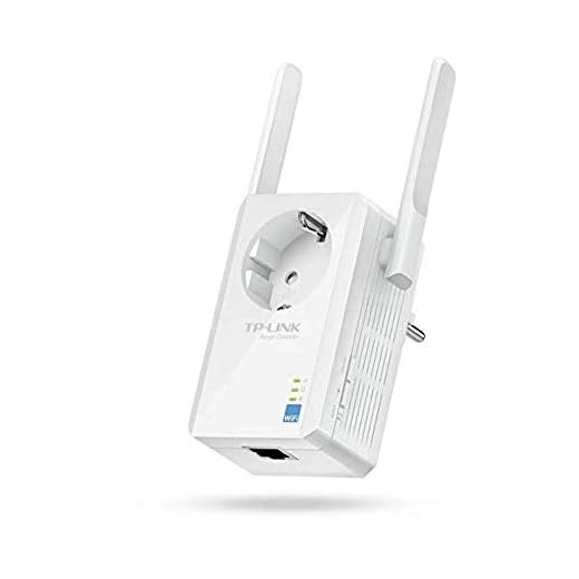 TP-Link TL-WA860RE - Repetidor de red Wifi extensor amplificador de cobertura(Puerto Ethernet, 10/100 mbps, con enchufe, 300 Mbps, 2 antenas)