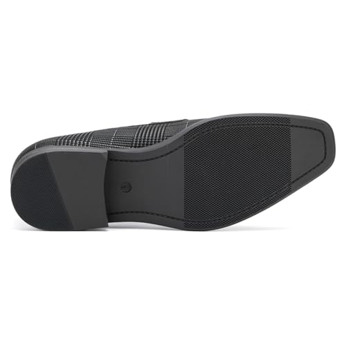 Image of JITAI Mens Velvet Loafers Dress Shoes Loafers for Men Tuxedo Suit Shoes