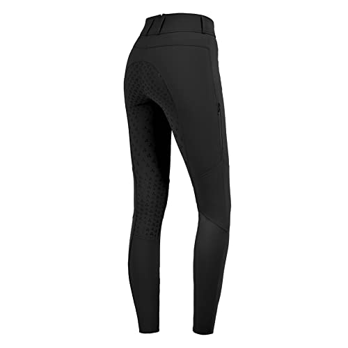 E.L.T Ladies Hella High Waist Silicone Breeches - Black / EU 46 - 5