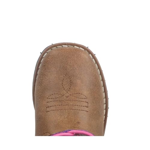 Image of Smoky Mountain Boots Toddlers' Autry Square Toe Leather Western Cowboy Boots