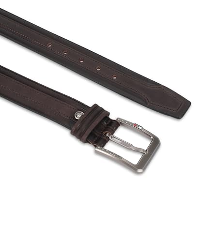Image of GIL Original Leather Belt for Jeans casual|office wear|branded|black|brown|tan color branded for men Casual Genuine Leather Belt For Men's And Boy's