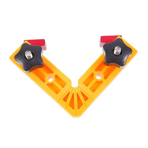 WHAMVOX Woodworking Right Angle Clamp 90 Degree Positioner L-square Ruler Angle Ruler Fixator for Cabinet Making and Framing