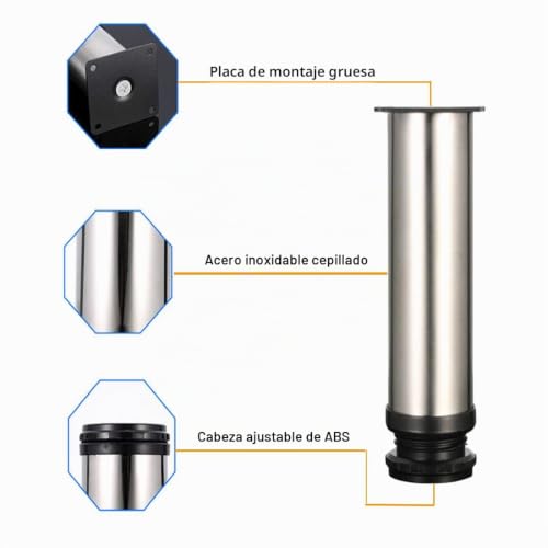 Patas de muebles regulables para transformar tu salón con un estilo moderno 4