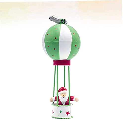 Nolitoy Miniature Gifts Statue Decor Adornos Para De Christmas Hanging Doll Christmas Tree Decor Christmas Santa Ornaments Hot Air Balloon Ornaments Iron Pendant Iron Craft #TOP2
