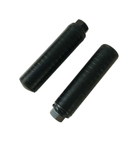 Image of Shrenik Cycle Foot Rest Stunt Axle Bicycle Rear Foot Pegs Set Aluminum MTB Mountain Bikes (Black)