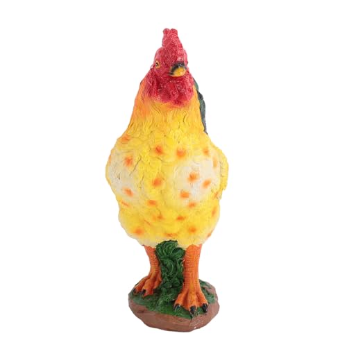 Sculpture d'animal de ferme en résine avec finition détaillée faite main pour un jardin d'exception