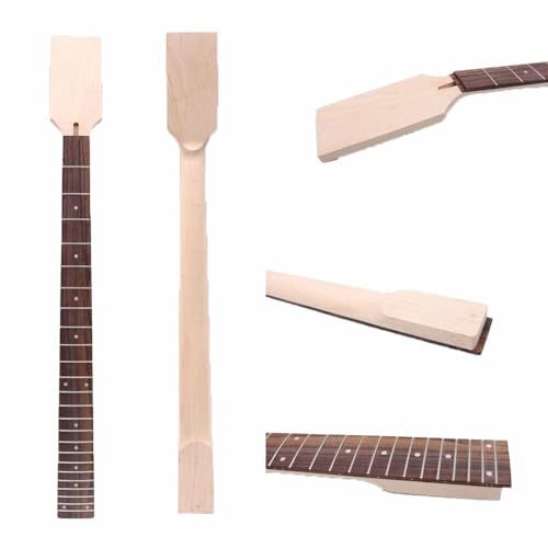 Manche de guitare basse en palissandre 34 pouces avec tête palette brute de haute précision