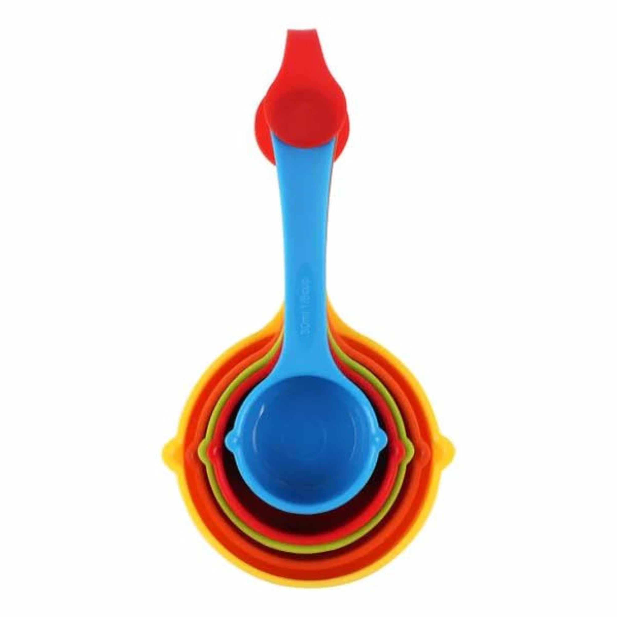 Colorful Plastic Measuring Spoons Set