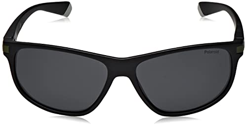 Polaroid Polarized Rectangular Male's Sunglasses-(PLD 2099/S 7ZJ 58M9| Black color - Image 3