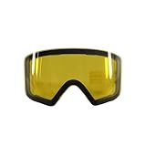 [FUJIKAZE] 電熱ゴーグルSNG-02 スノボ スキー 登山 ウィンタースポーツ用熱線タイプ曇り止めゴーグル 全面REVOミラー 99%UVカット (SNG-02シリーズ専用クリアレンズ)