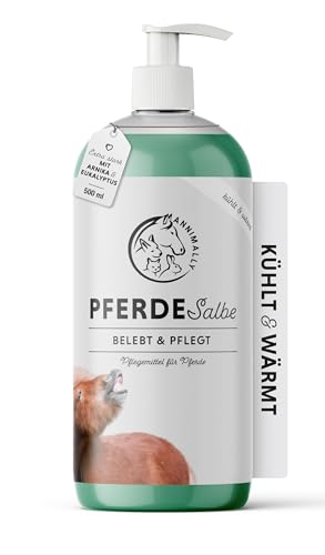 Pferdesalbe 500ml Pferdegel kühlend und wärmend - Pferdebalsam mit Arnika,...