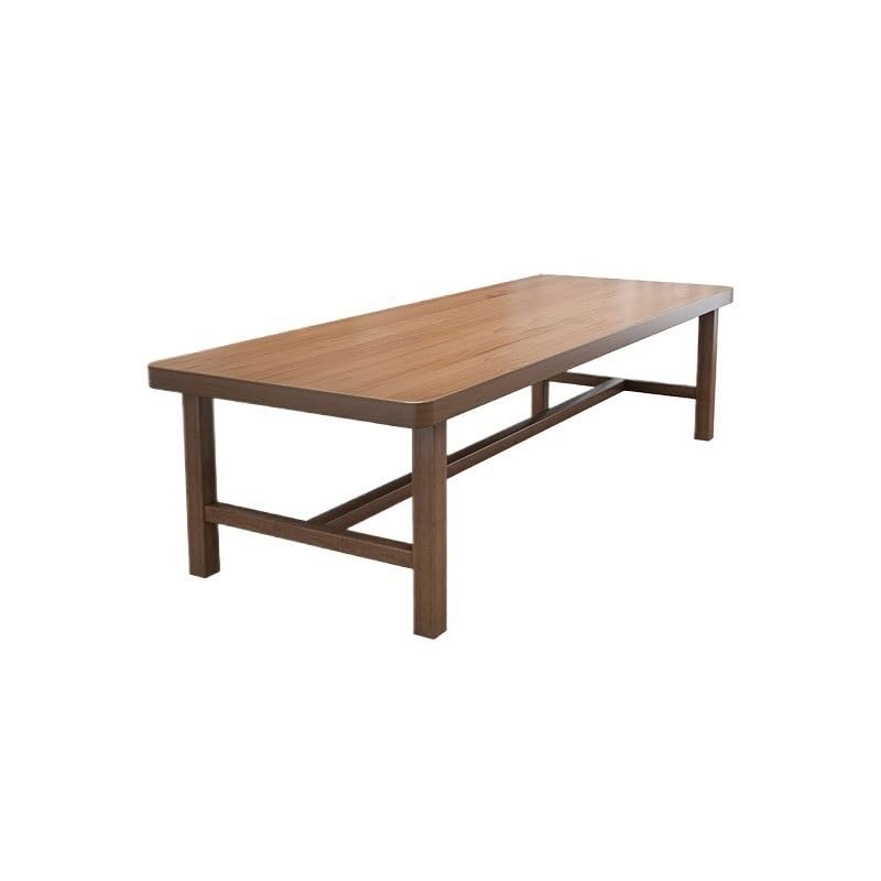 GFHTRELY Escritorio para computadora, moderno, minimalista, para sala de estar, todo de madera maciza, banco de trabajo, lectura en casa, mesa de negociación, estudio, mesa larga para juegos de