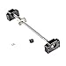 CHUANGNENG Ball Screw SFU1605-550 End Machine with BK12/BF12 End Support Bearing Mounts