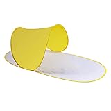 UV-Schutz 50+ Pop up Strandmuschel Automatisches Strandzelt mit Ausziehbarer Boden Familien Portable Baby Beach Zelt in Outdoor Tragbar Wurfzelt (B)