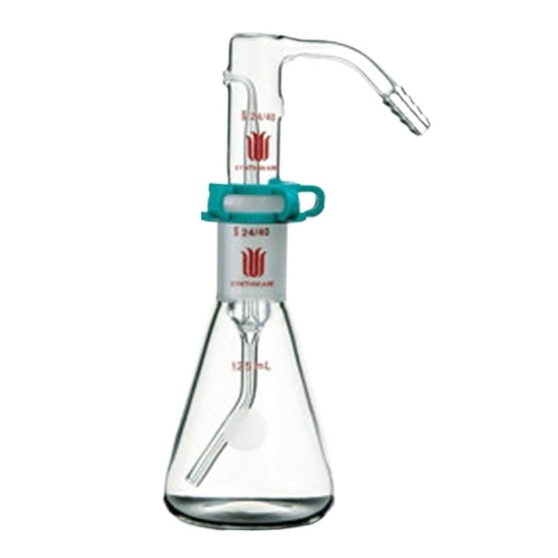 Chromatografia cienkowarstwowa natryskowa, 125 ml 250 ml, złącze 24/40, butelka z trójkątnym rozpylaczem, kolba ze szkła borokrzemianowego, A21 (125 ml-A214125)(125mL-A214125)