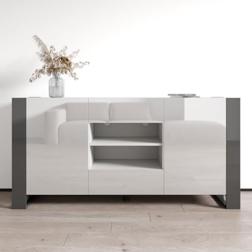 Meble Furniture Woody 64.5" Modern & Stylish Sideboard Table with