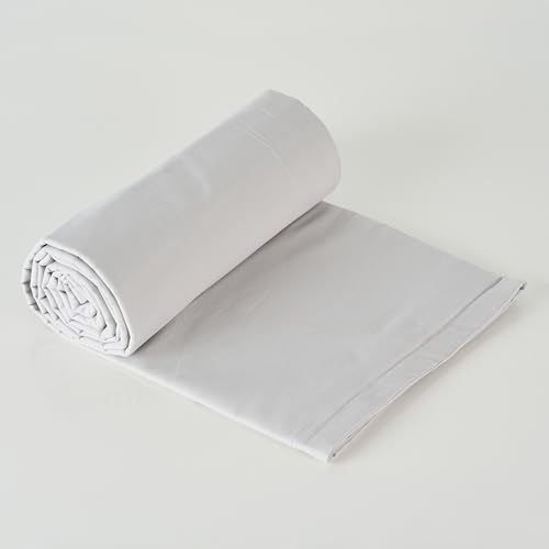 Image of 100% Pure Cotton 3 Layer Dohar, Single Bed Blanket Comforter, (60''X90'' / 152X230 CM), Uni Plain, Skin Friendly Dohar, Color - L.Gray