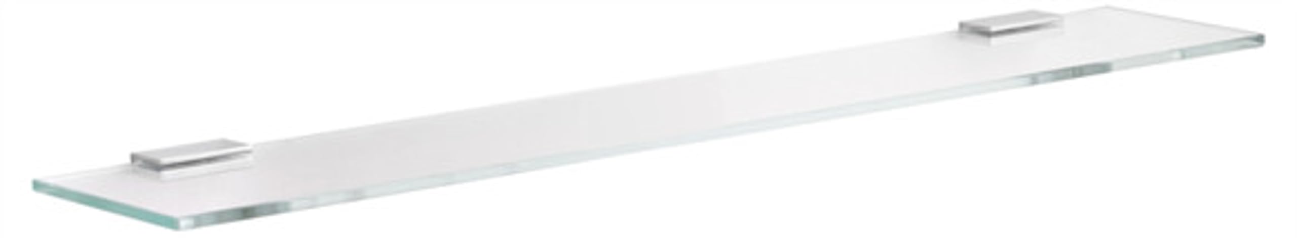 Keuco Collection Moll Glass Shelf+Brackets, Chrome 19.7