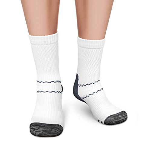 Image of Copper Compression Socks (3 Pairs), 15-20 mmhg is BEST Athletic & Medical for Men & Women, Running, Flight, Travel, Nurses - Boost Performance, Blood Circulation & Recovery