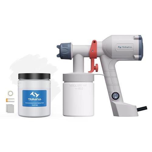 Tilswall HVLP Paint Sprayer & Dilution-Free Paint-White