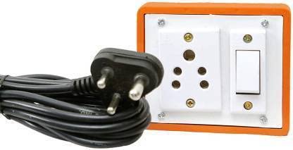 SAVALIYA TECHNOLOGY Extension Switch Board with 2.75 Meter (1+1)