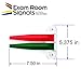 Kull Industries Exam Room Flags, Medical Door Flags for Doctors Offices, Hospitals and Clinics, Customize you Colors, 2 Flag System, 7 inch Long