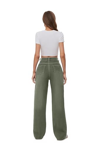 KICZOY Women Wide Leg Jeans High Waist Boyfriends 2026 Jean for Women Stretch Denim Pants — view 6