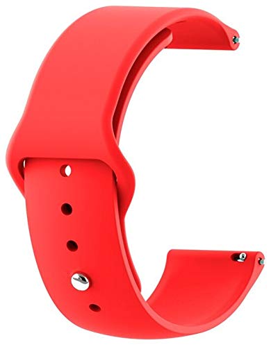 Image of Soft Silicone Smart-Watch Strap - Watchband Straps Silicone Belt Replacement Compatible With BOAT Watch Flash