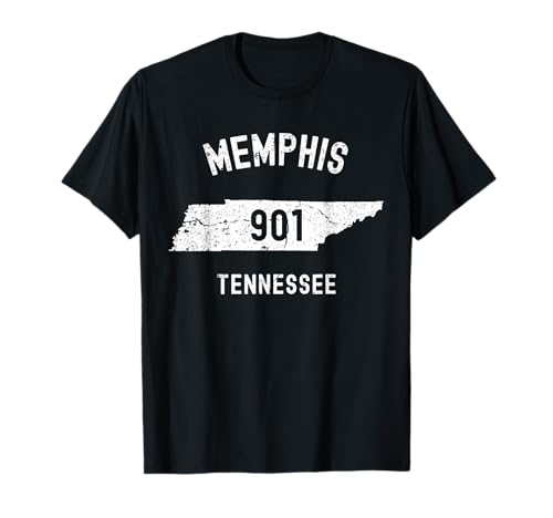 Memphis Tennessee TN 901 Vintage Athletic Style T-Shirt