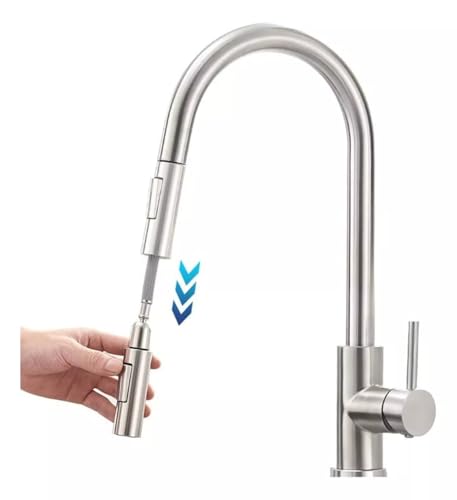 Torneira Gourmet Monocomando Escovada Inox