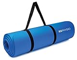 KG Physio Yoga Mat - Esterilla Yoga Antideslizante Extra Gruesa 183 cm x 60 cm x 1cm con Correa de Hombro - Fabricada con NBR para garantizar que sea Esterilla Antideslizante.