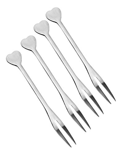 Kit 24 Mini Garfinho Talher Petisco Aperitivo Fondue Buffet Inox