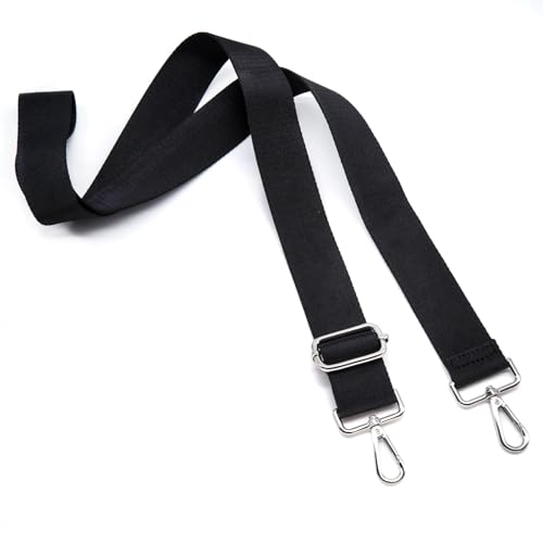 Image of S&loyoe Thickened Solid Color Purse Straps Replacement Crossbody Bag Strap Adjustable Wide Guitar Straps for Handbags 1.5inch