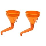 naqsh-e rostam 【Flexibel】 - Der Autotrichter hat einen abnehmbaren Schlauch für flexibles Arbeiten. Hohe Überlaufkrempe und Griff erleichtern das Befüllen von Flüssigkeiten.